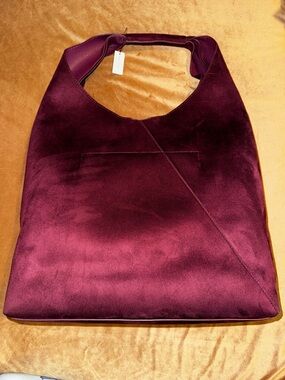 Banana Republic Deep Wine Shoulder Bag with Top Handle